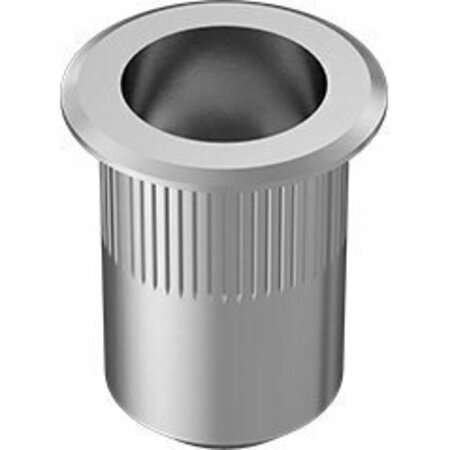BSC PREFERRED Self Sealing Heavy-Duty Rivet Nut Aluminum 5/16-18 Internal Thread .150 - .312 Thick, 10PK 93484A375